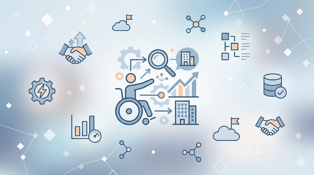 障害者向け 就職支援・求人マッチングサイト開発