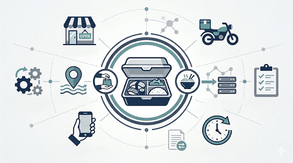 飲食店向け デリバリー・テイクアウト注文受付システム開発